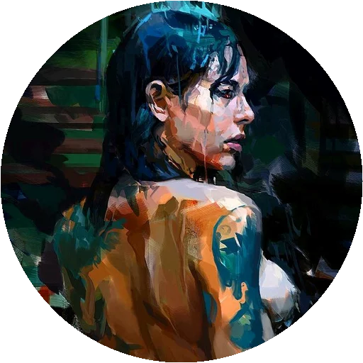 😊 Стикер «Painted Girls» для Telegram