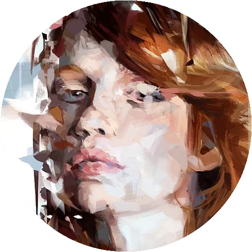 😀 Стикер «Painted Girls» для Telegram