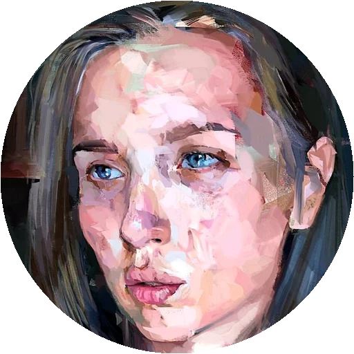 😀 Стикер «Painted Girls» для Telegram