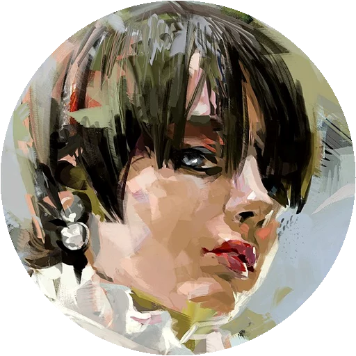 😃 Стикер «Painted Girls» для Telegram