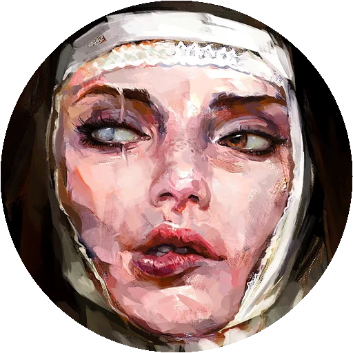 😀 Стикер «Painted Girls» для Telegram