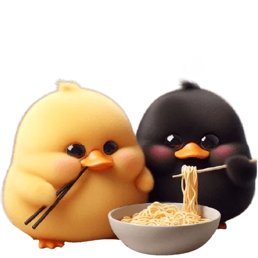🍛 Стикер «Парные утятки» для Telegram