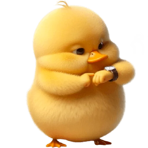 🕰 Стикер «Парные утятки» для Telegram
