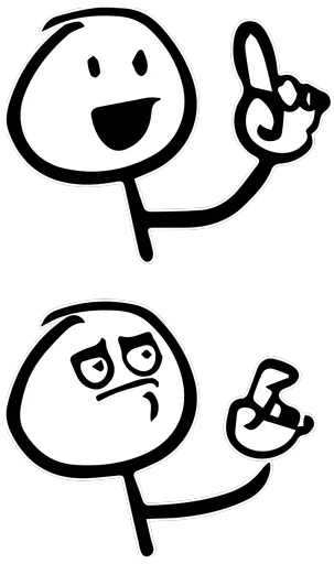 😐 Стикер «Pakerfece» для Telegram