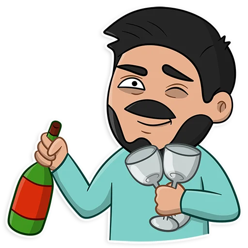 🍷 Стикер «Pako» для Telegram