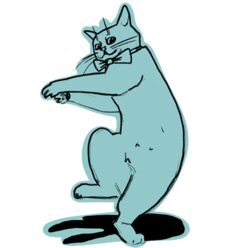 💃 Стикер «Mad cats» для Telegram