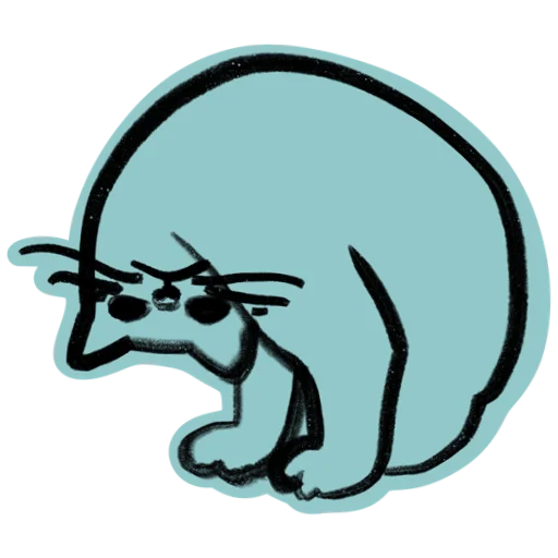 🙃 Стикер «Mad cats» для Telegram