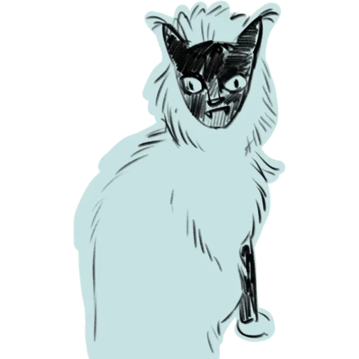 🙃 Стикер «Mad cats» для Telegram