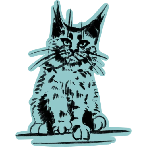 🙄 Стикер «Mad cats» для Telegram