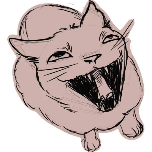 🤯 Стикер «Mad cats» для Telegram