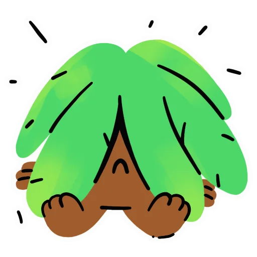 ☹️ Стикер «Palmtree» для Telegram