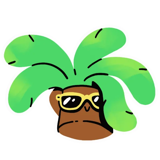 😎 Стикер «Palmtree» для Telegram