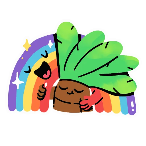 🌈 Стикер «Palmtree» для Telegram