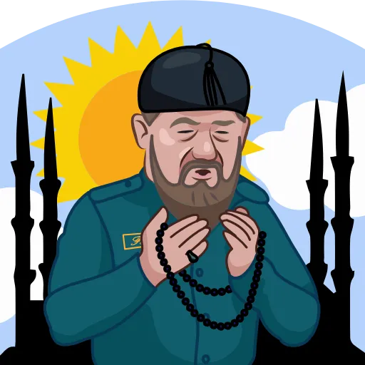 Стикерпак Кадыров для Telegram