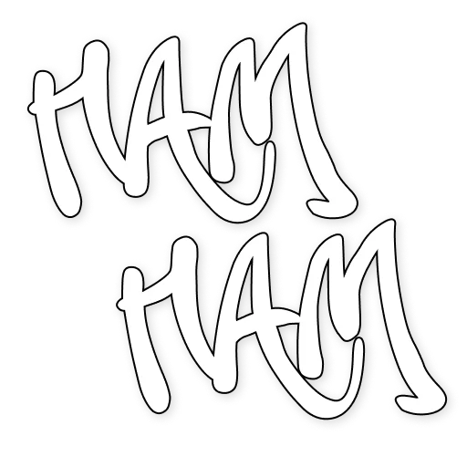 🥸 Стикер «50 оттенков пампам» для Telegram