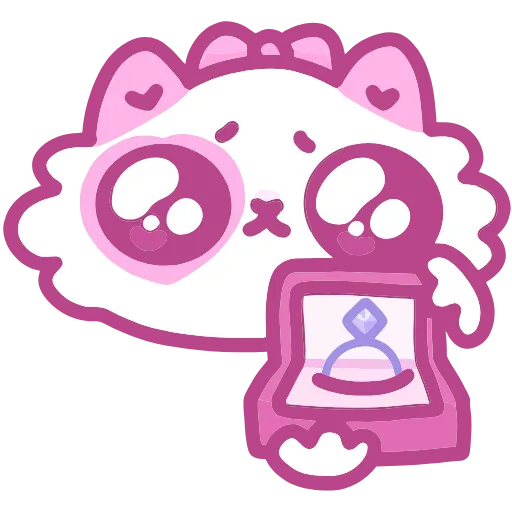 💍 Эмодзи «Кошечка Смешнявка» для Telegram