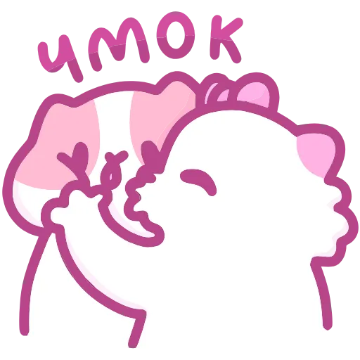 😘 Эмодзи «Кошечка Смешнявка» для Telegram