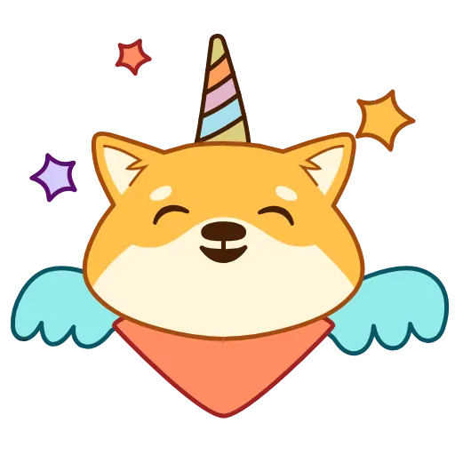 Стикерпак Pancake the Shiba Inu для Telegram