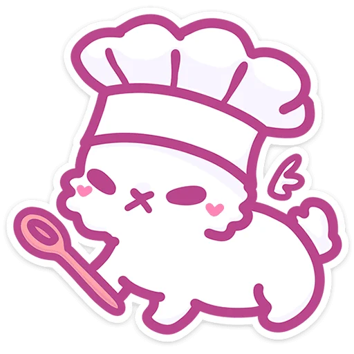 👨‍🍳 Стикер «Ангелок и Чертёнок без надписей» для Telegram