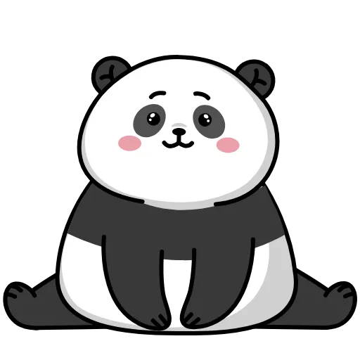 ☺️ Стикер «Панда Ок» для Telegram
