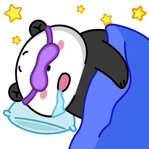 😴 Стикер «Панда Ок» для Telegram