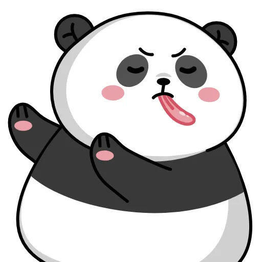 😝 Стикер «Панда Ок» для Telegram