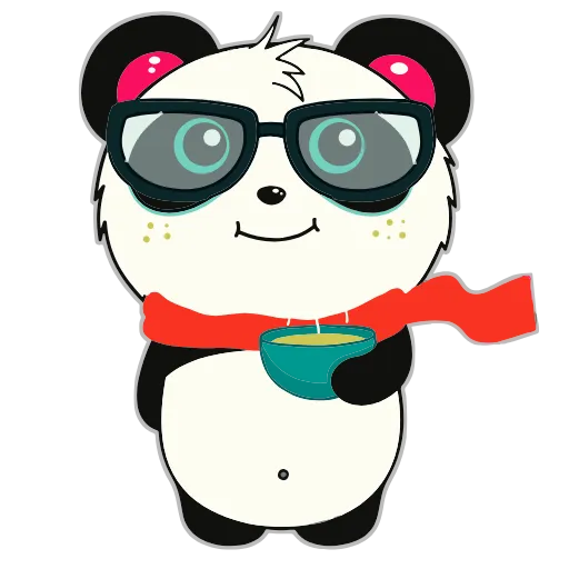 ☕️ Эмодзи «Пандочка» для Telegram
