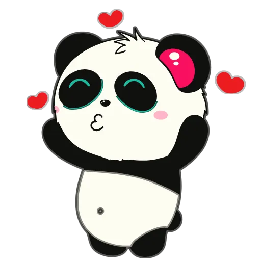 😘 Эмодзи «Пандочка» для Telegram