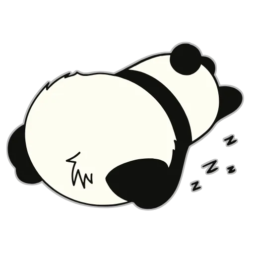 😴 Эмодзи «Пандочка» для Telegram