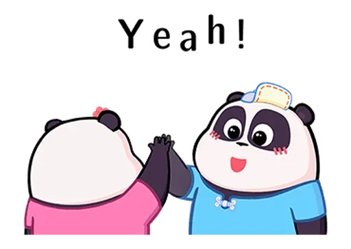 🐼 Стикер «Naughty Panda Pange» для Telegram
