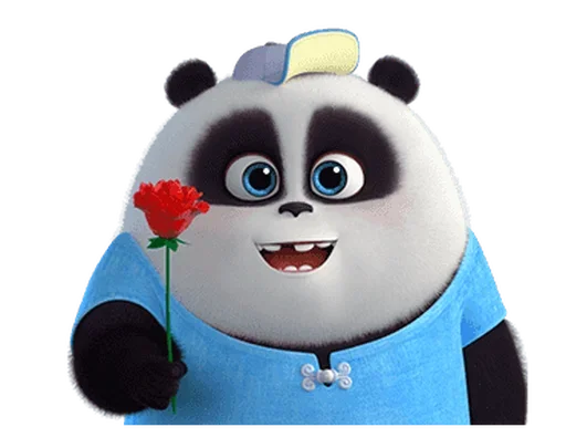 🐼 Стикер «Naughty Panda Pange» для Telegram