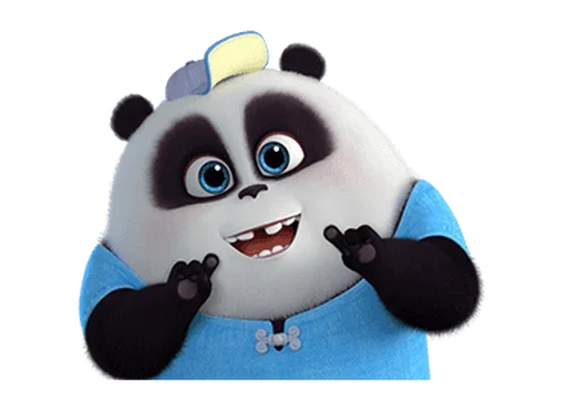 🐼 Стикер «Naughty Panda Pange» для Telegram