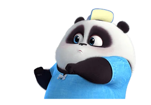 🐼 Стикер «Naughty Panda Pange» для Telegram