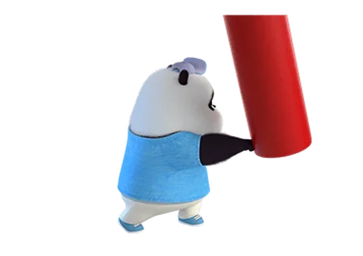 👊 Стикер «Naughty Panda Pange» для Telegram