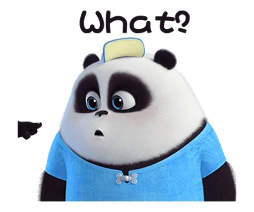 Стикерпак Naughty Panda Pange для Telegram