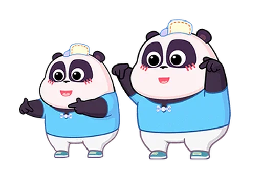 🐼 Стикер «Naughty Panda Pange» для Telegram