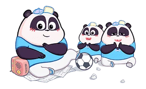 🐼 Стикер «Naughty Panda Pange» для Telegram