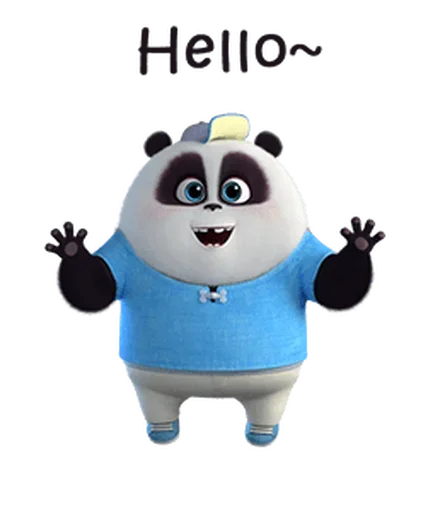 👋 Стикер «Naughty Panda Pange» для Telegram