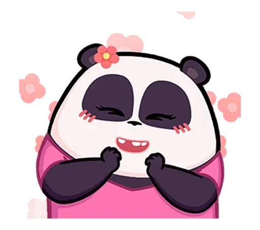☺️ Стикер «Naughty Panda Pange» для Telegram