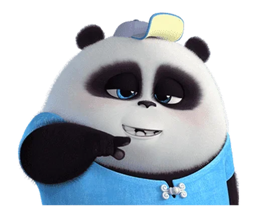 🐼 Стикер «Naughty Panda Pange» для Telegram