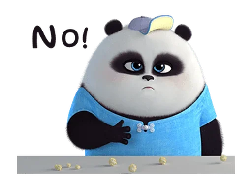 😒 Стикер «Naughty Panda Pange» для Telegram