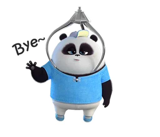😵 Стикер «Naughty Panda Pange» для Telegram