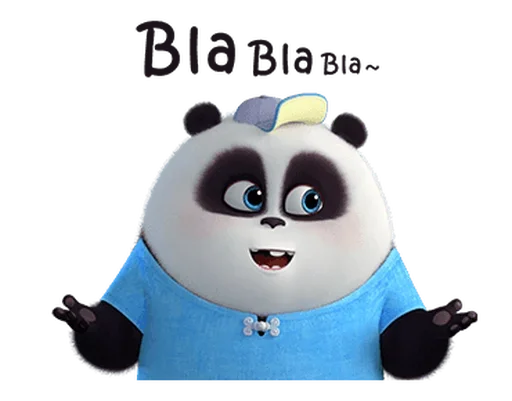 🐼 Стикер «Naughty Panda Pange» для Telegram
