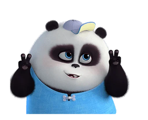 🐼 Стикер «Naughty Panda Pange» для Telegram