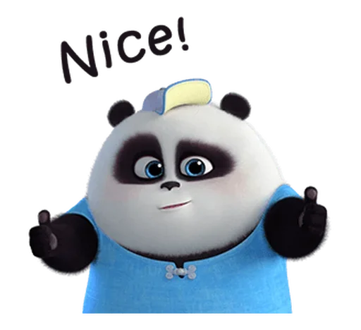🐼 Стикер «Naughty Panda Pange» для Telegram