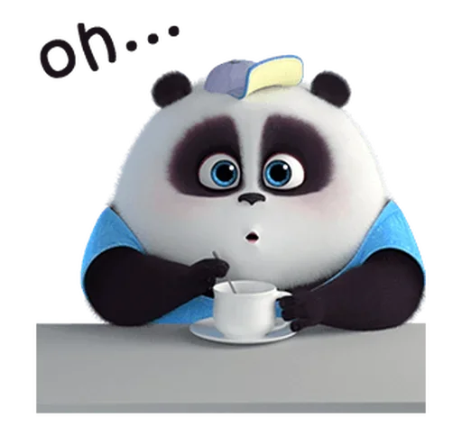 🐼 Стикер «Naughty Panda Pange» для Telegram