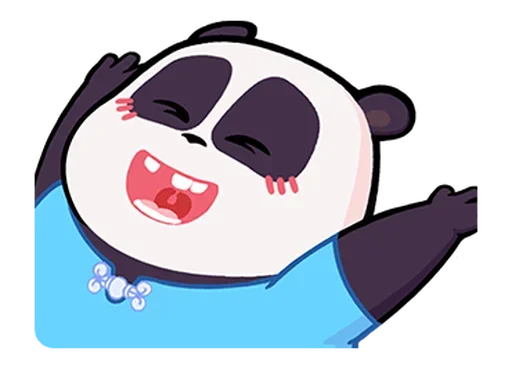 🐼 Стикер «Naughty Panda Pange» для Telegram
