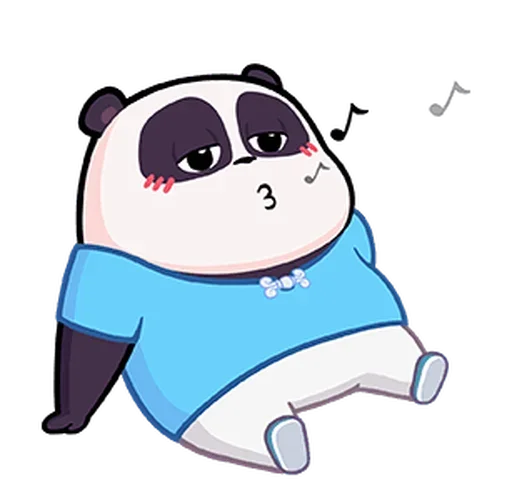 🐼 Стикер «Naughty Panda Pange» для Telegram