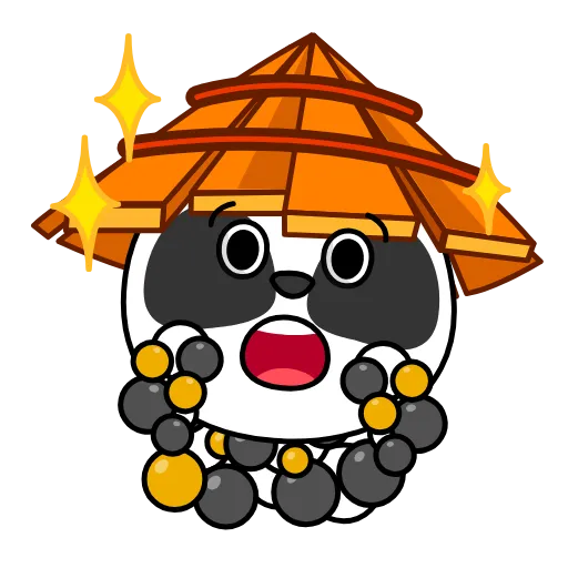 🤩 Стикер «Panda Warrior» для Telegram