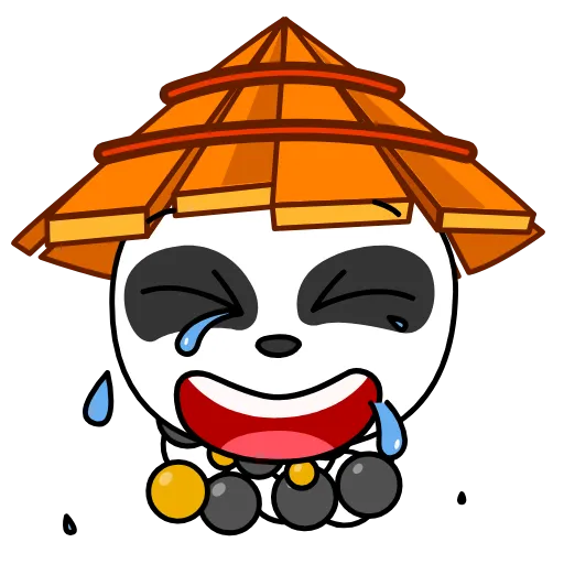 😂 Стикер «Panda Warrior» для Telegram
